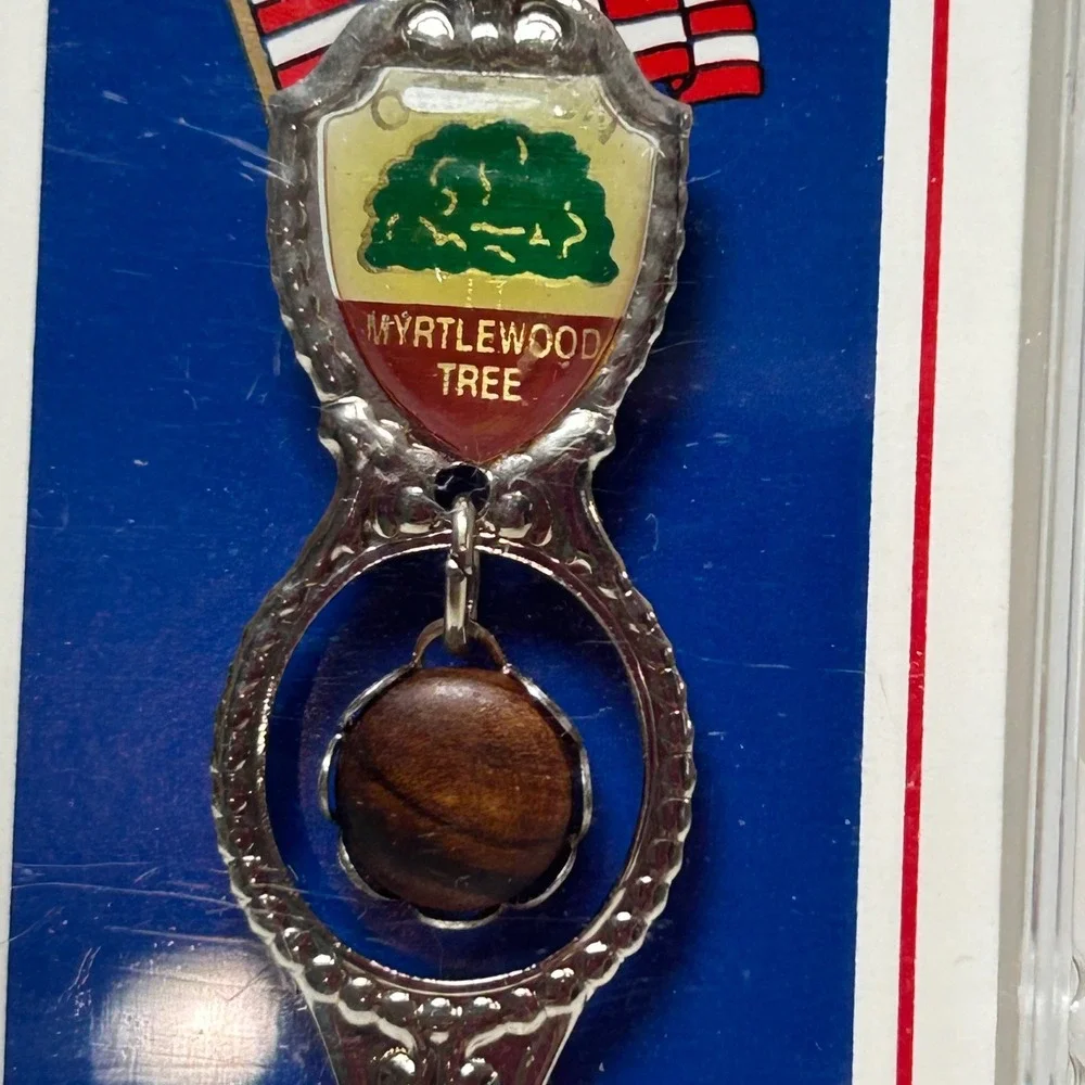 Oregon Souvenir Spoon‎ Yours To Remember Myrtlewood Tree Collectible
